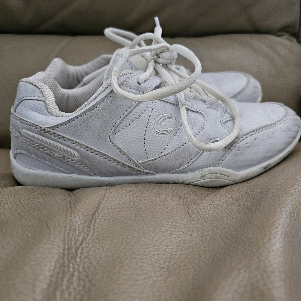 Kids White Cheer Shoes